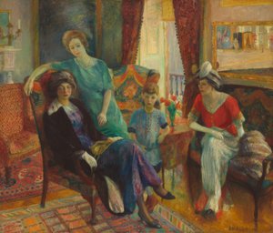 Gruppo familiare da William Glackens