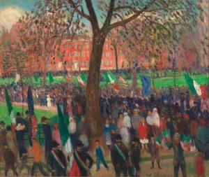 Parata, Washington Square da William Glackens