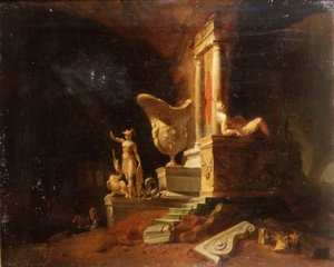 Capriccio di rovine e statue da William Gowe Ferguson