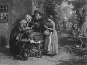 Il Primo Giorno delle Ostriche, 1863 da William Greatbach