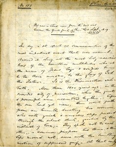 Manoscritto del Sermone n. 159 di William Greenleaf Eliot, 15 aprile 1838 da William Greenleaf Eliot