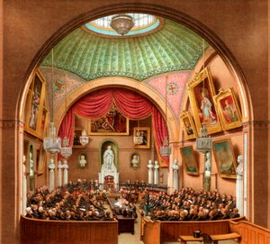 Sala del Consiglio, Guildhall, Città di Londra, 1886