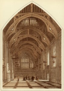 Interno della Guildhall, Città di Londra, 1886 da William Griggs