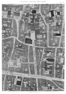 Londra effettivamente rilevata, 1677 1886 da William Griggs