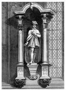 La statua di Edoardo VI, dalla facciata della Cappella del Guildhall, Città di Londra, 1886 da William Griggs