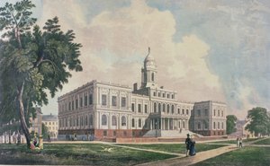 Municipio, inciso, stampato e colorato da I. Hill, 1826 da William Guy Wall
