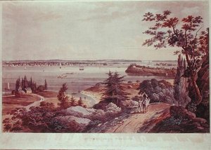 New York da Weehawk da William Guy Wall