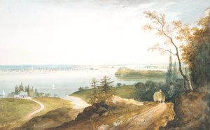 New York da Weehawk, ca. 1820-23 da William Guy Wall
