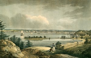New York dalle Alture Vicino a Brooklyn, pub. 1828