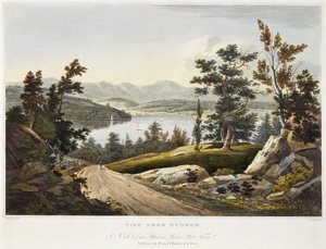 Vista Vicino a Hudson, 1822 da William Guy after Wall