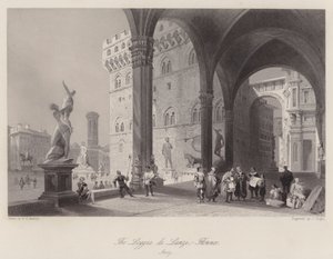 La Loggia dei Lanzi, Firenze, Italia