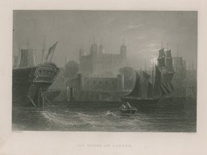 La Torre di Londra da William H. Bartlett