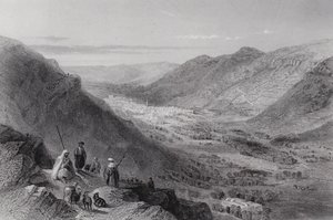 Valle di Sichem e Nablous, antica Sichem da William H. Bartlett