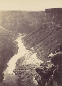 Grand Canyon, Fiume Colorado, vicino a Paria Creek, guardando a ovest, 1872 da William H. Bell