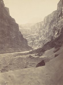 Grand Canyon del fiume Colorado, bocca del Kanab Wash, guardando a ovest