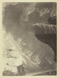 Sguardo a sud verso il Grand Cañon, fiume Colorado, attraversamento di Sheavwitz da William H. Bell