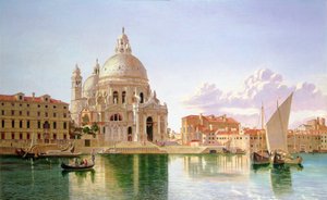 Una vista di Santa Maria della Salute, Venezia
