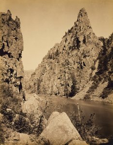 Ago di Currecanti, Cañon Nero del Gunnison da William H. Jackson