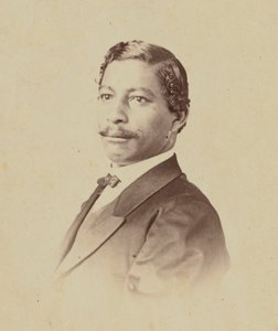 Ritratto carte-de-visite di John W. Menard, 1868-1870