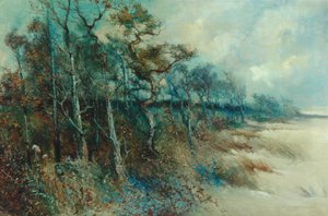Alberi in un paesaggio sabbioso, Heysham, 1915