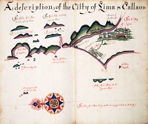 Mappa di Lima e Callao