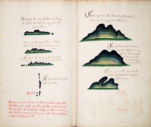 Vedute di Isla Lobos e montagne da William Hack