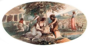 Tosatura delle pecore, 1912