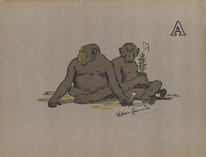 Lettera A, Scimmie Antropoidi Estetiche che Adottano Atteggiamenti Anormalmente Apatici da William Hammond