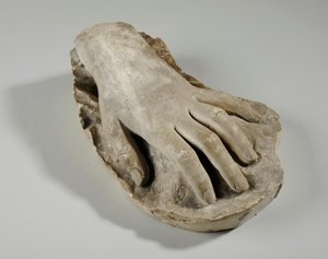 Calco della mano di Joan Thornycroft da William Hamo Thornycroft