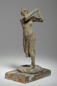 Maquette per la figura di una golfista da William Hamo Thornycroft