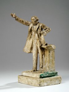 Maquette per la statua di William Ewart Gladstone sullo Strand, Londra, c.1905 da William Hamo Thornycroft