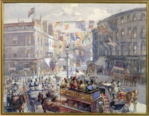 Il Giubileo, Kensington High Street, Londra da William Harding Collingwood Smith