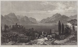 La vendemmia, Desenzano, Lago di Garda da William Harding Collingwood Smith