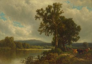 Scena a Napanoch, 1883 da William Hart