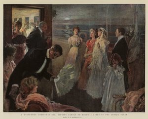 Una vigilia di Natale di mezza estate, cantando canti a bordo di un transatlantico nell
