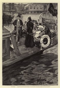 In barca sul Tamigi da William Hatherell
