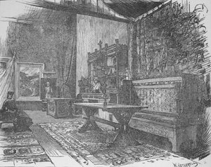 Studio di Herkomer, 1890
