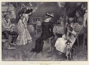 Estate sul Tamigi, tè delle cinque in campeggio da William Hatherell