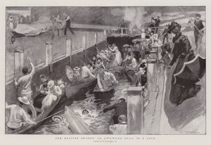 La stagione della navigazione, una caduta imbarazzante in una chiusa da William Hatherell