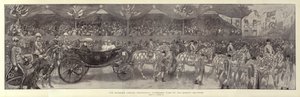 Il corteo del Giubileo di Diamante, vista panoramica dell