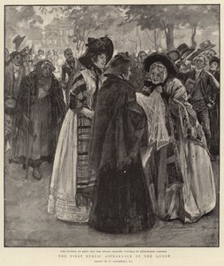 La Prima Apparizione Pubblica della Regina da William Hatherell