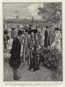 Il primo incontro di corse sul nuovo percorso a Phoenix Park, Dublino
