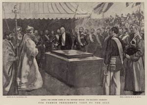 La visita del presidente francese allo zar