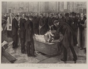 Il funerale di Sir John Everett Millais, PRA, alla Cattedrale di St. Paul da William Hatherell