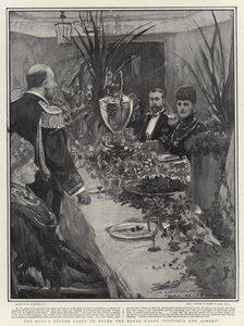 La Cena del Re a Bordo dello Yacht Reale Victoria e Albert