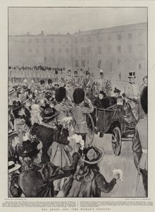 La Regina e il Tributo delle Donne da William Hatherell