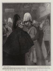 La visita del Principe di Galles a Berlino, il saluto dell