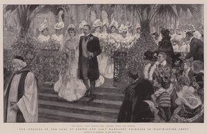 Il matrimonio del conte di Crewe e Lady Margaret Primrose nell