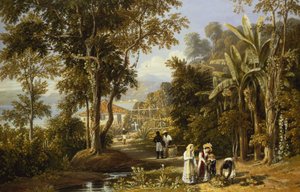 Scena di Giardino sulla Riva di Braganza, Rio de Janeiro, 1827