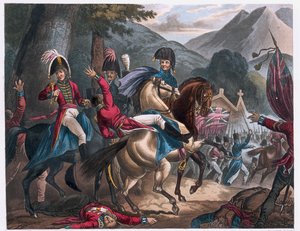 Battaglia vicino al villaggio di Sorauren, 1813 da William Heath
